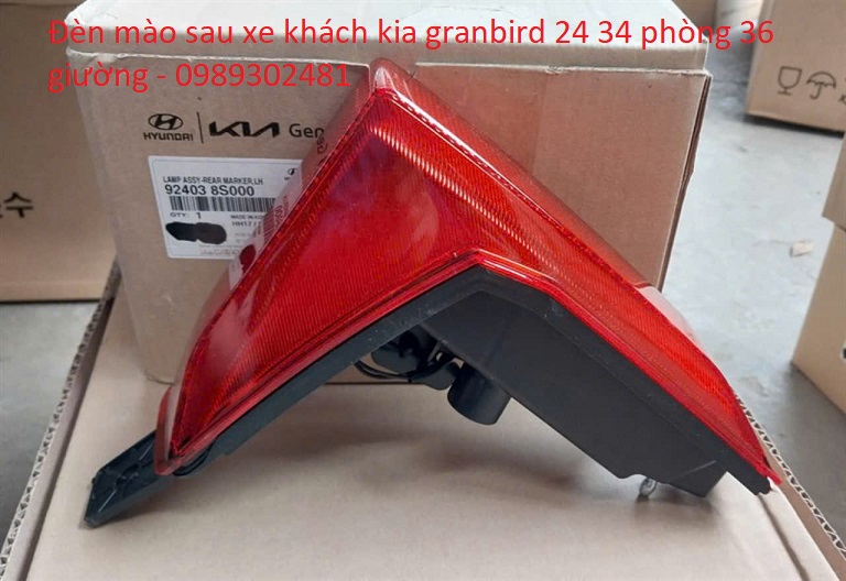 Đèn mào trước sau xe khách kia granbird 24 34 phòng 36 giường