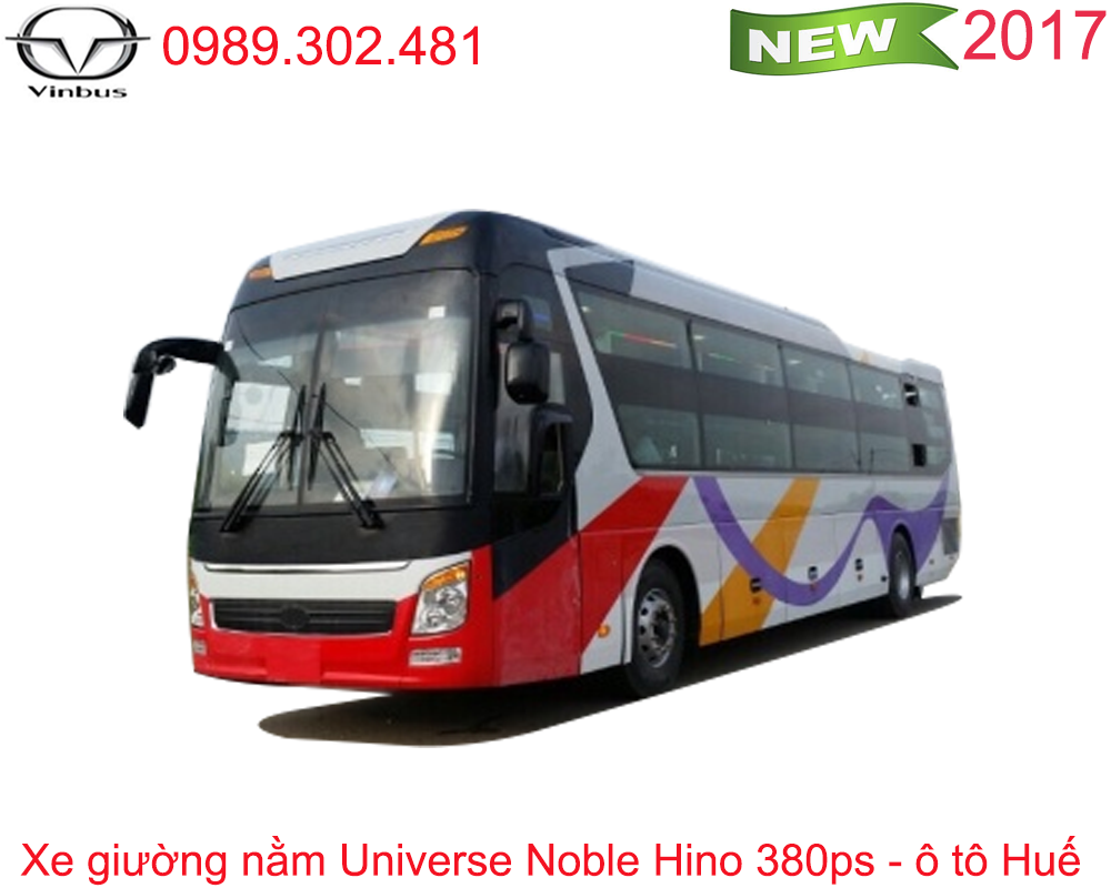 Xe khách giường nằm Universe Noble Hino 380ps - Ô tô Huế