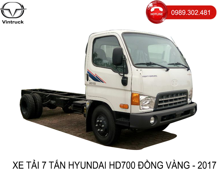 Xe tải Hyundai Mighty Đồng Vàng HD700