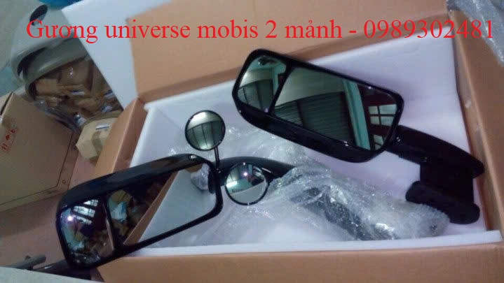 So sánh gương chiếu hậu xe Universe, Mobihome hàng mobis và hàng EOM trung quốc